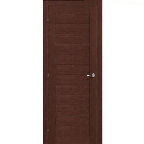 Дверь межкомнатная эко шпон коллекция Pronto, M13, 2000х600х40 мм., правая, глухая, Wenge