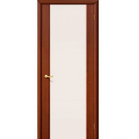 Дверь межкомнатная ПВХ коллекция Start, Милано Порто-3, 2000х600х40 мм., остекленная, СТ-Сатинато, ИталОрех (П-11)