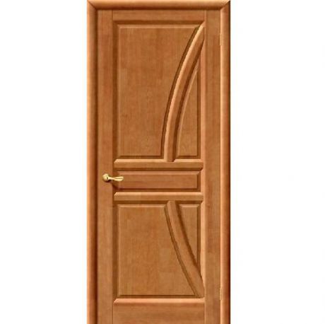 Дверь межкомнатная из массива Классическая, Моне, 2000х600х40, глухая, Орех (Т-26)