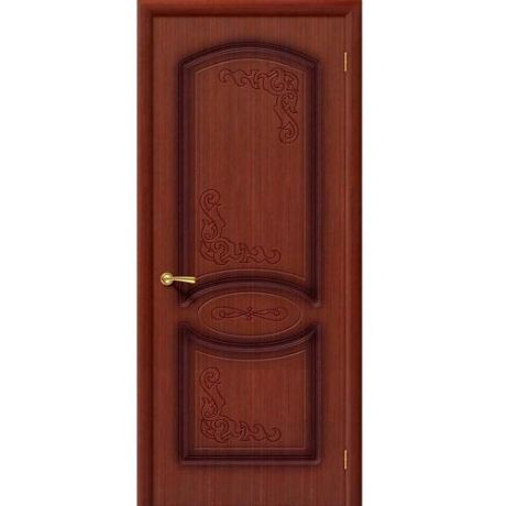 Дверь межкомнатная шпонированная коллекция Стандарт, Азалия, 2000х800х40 мм., глухая, макоре (Ф-15)