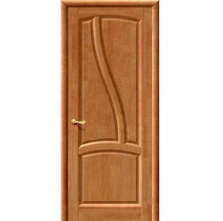 Дверь межкомнатная из массива Классическая, Рафаэль, 2000х900х40, глухая, Орех (Т-26)