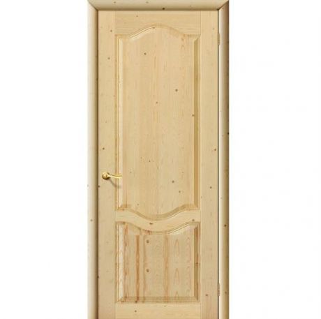 Дверь межкомнатная из массива, Дача, 2000х900х40, глухая, без отделки