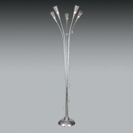Напольный светильник Торшер коллекция Aereo, 711759, серебро/прозрачный Lightstar (Лайтстар)