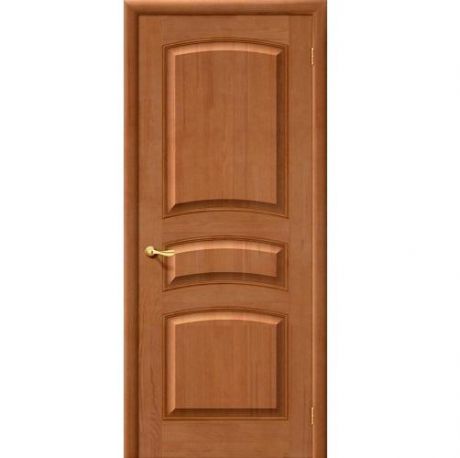 Дверь межкомнатная из массива Классическая, М16, 2000х900х40, глухая, Светлый Лак (Т-05)