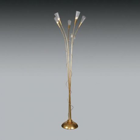 Напольный светильник Торшер коллекция Aereo, 711753, золото/прозрачный Lightstar (Лайтстар)
