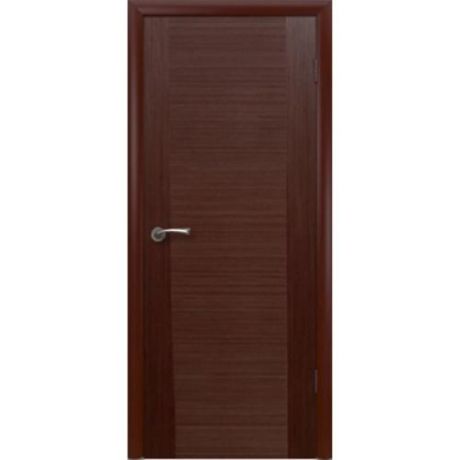 Дверь межкомнатная шпонированная коллекция Стандарт, Рондо, 1900х550х40 мм., глухая, венге (Ф-27)