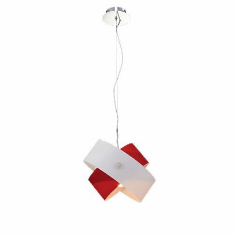 Подвесной светильник коллекция Virata, 805012, хром/белый, красный Lightstar (Лайтстар)