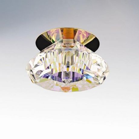 Встраиваемый/точечный светильник коллекция Rose, 004032-G5.3, золото/прозрачный, мультиколор Lightstar (Лайтстар)