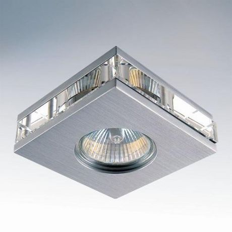 Встраиваемый/точечный светильник коллекция Alume, 002109/50w, никель/никель,прозрачный  Lightstar (Лайтстар)
