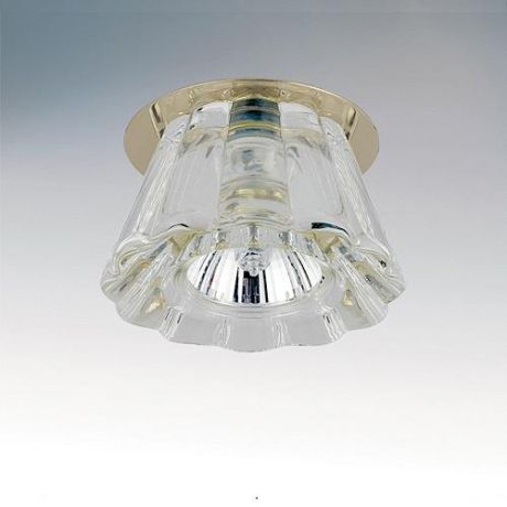 Встраиваемый/точечный светильник коллекция Facci, 004102, золото/прозрачный Lightstar (Лайтстар)