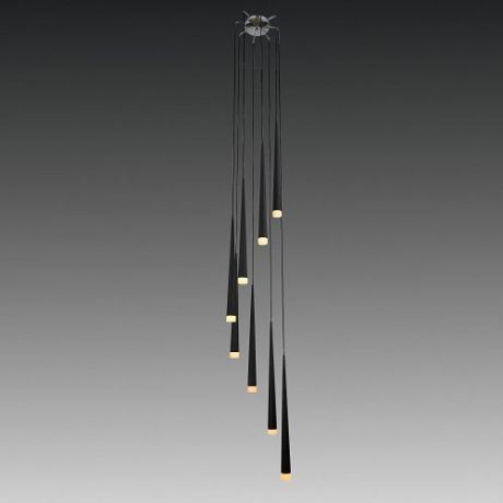 Подвесной светильник коллекция Punto, 807087, хром/черный Lightstar (Лайтстар)