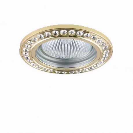 Встраиваемый/точечный светильник коллекция Miriade, 011912, золото/прозрачный Lightstar (Лайтстар)