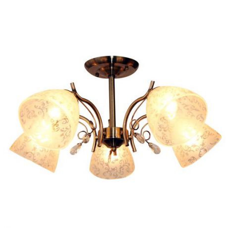 Потолочная люстра IDLamp 852/5PF-Oldbronze