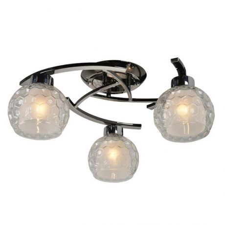 Потолочная люстра IDLamp 875/3PF-Darkchrome