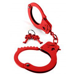 Наручники металлические Designer Cuffs (красный)