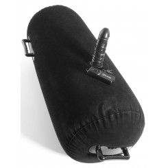 Надувная Подушка с Фаллосом и Вибрацией - Inflatable Luv Log, черная