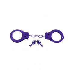 Наручники металлические Designer Cuffs (фиолетовый)