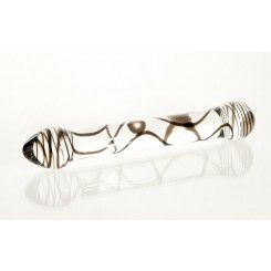 Фаллоимитатор Двухсторонний  Sexus Glass  - 19.5 см