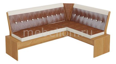 Мебель Трия Диван Кантри Т1 исп.1 ольха/коричневый