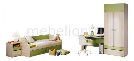 Мебель Трия Гарнитур для детской Киви ГН-139.001 ясень коимбра/панареа