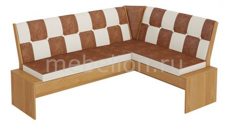 Мебель Трия Диван Кантри Т1 исп.3 ольха/коричневый