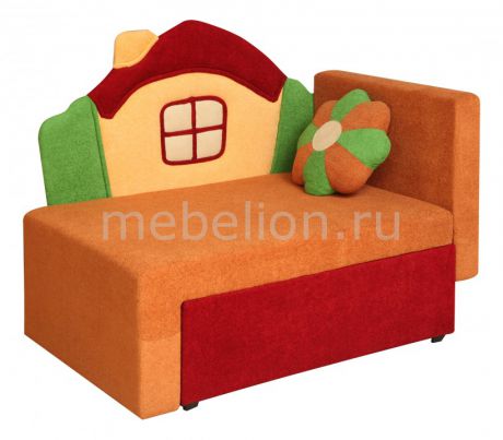 Олимп-мебель Соната М11-1 Домик 8001127 красный/оранжевый