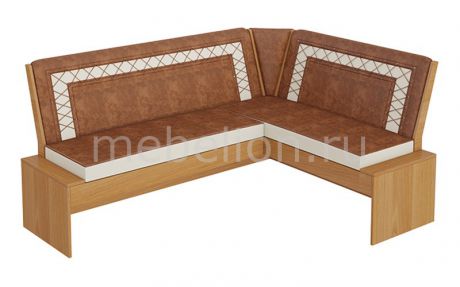 Мебель Трия Диван Кантри Т1 ольха/коричневый