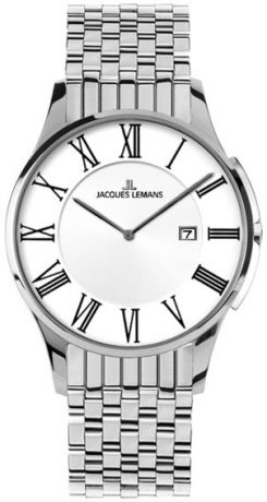 Jacques Lemans Унисекс швейцарские наручные часы Jacques Lemans 1-1781C