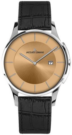 Jacques Lemans Унисекс швейцарские наручные часы Jacques Lemans 1-1777J