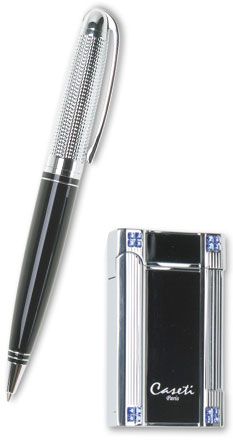 Caseti Набор: ручка + зажигалка Caseti CA14241-4