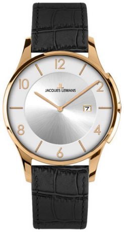 Jacques Lemans Унисекс швейцарские наручные часы Jacques Lemans 1-1777P