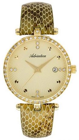 Adriatica Женские швейцарские наручные часы Adriatica A3695.1241QZ