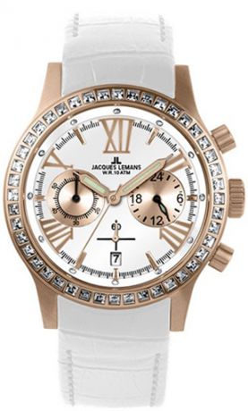 Jacques Lemans Женские швейцарские наручные часы Jacques Lemans 1-1527D