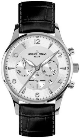 Jacques Lemans Мужские швейцарские наручные часы Jacques Lemans 1-1654B