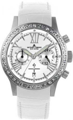 Jacques Lemans Женские швейцарские наручные часы Jacques Lemans 1-1527B