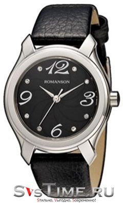 Romanson Женские наручные часы Romanson RL 3214 LW(BK)BK