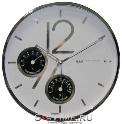 B&S Настенные интерьерные часы B&S SHC-301 CSP (W)