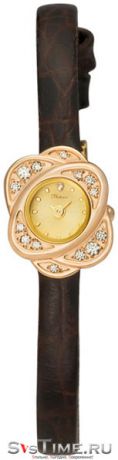 Platinor Женские золотые наручные часы Platinor 44756.401