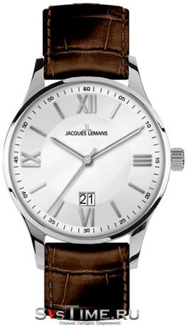 Jacques Lemans Мужские швейцарские наручные часы Jacques Lemans 1-1845B