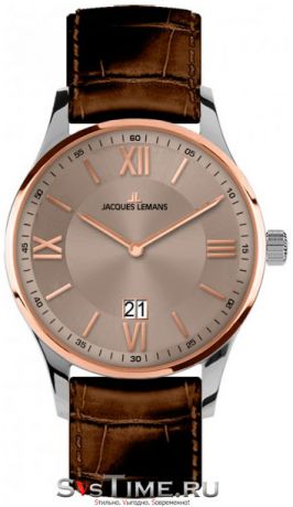 Jacques Lemans Мужские швейцарские наручные часы Jacques Lemans 1-1845E