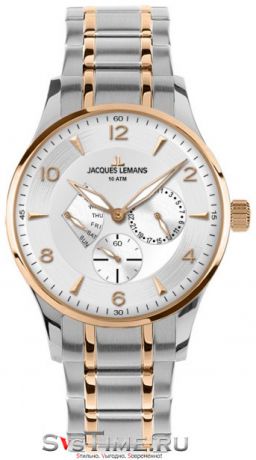 Jacques Lemans Мужские швейцарские наручные часы Jacques Lemans 1-1827L