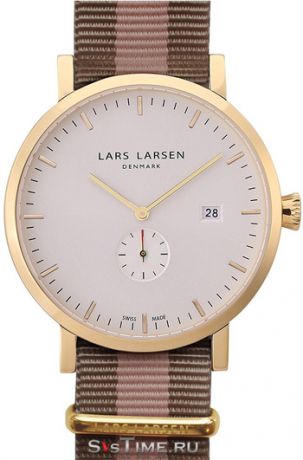 Lars Larsen Мужские швейцарские наручные часы Lars Larsen 131GWSN