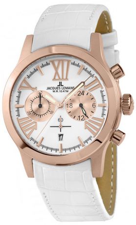 Jacques Lemans Женские швейцарские наручные часы Jacques Lemans 1-1809D