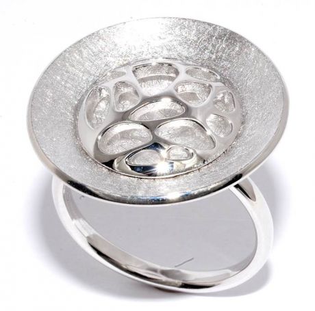Кольца из серебра женские с камнем