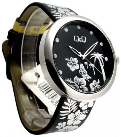 Q&Q Женские японские наручные часы Q&Q KV53-312