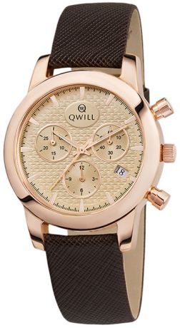 Qwill Мужские российские наручные часы Qwill 6006.00.00.19.45A
