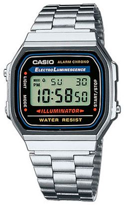 Casio Мужские японские наручные часы Casio A-168WA-1Y