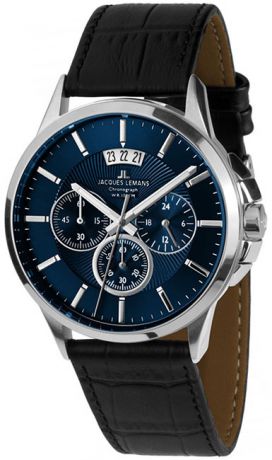 Jacques Lemans Мужские швейцарские наручные часы Jacques Lemans 1-1542G