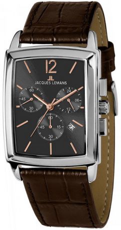 Jacques Lemans Мужские швейцарские наручные часы Jacques Lemans 1-1906C