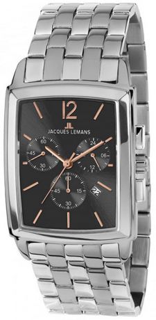 Jacques Lemans Мужские швейцарские наручные часы Jacques Lemans 1-1906G